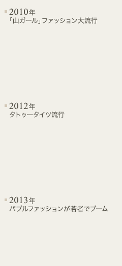 2010ǯ ֻץեåή 2012ǯ ȥή 2013ǯ Х֥եå󤬼Ԥǥ֡